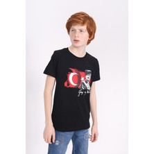 Toontoy Unisex Çocuk Atatürk Baskılı Tişört