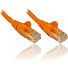 Başoda 1 Metre Turuncu Cat6 Ethernet Kablosu