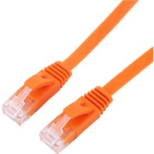 Başoda 1 Metre Turuncu Cat6 Ethernet Kablosu