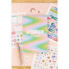 Matt Notebook Sticker Book 828 Adet Renkli Etiket Defteri
