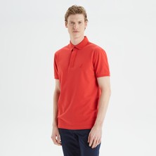 Nautica Erkek Kırmızı Slim Fit Kısa Kollu Polo Yaka T-Shirt K35062T.6RO
