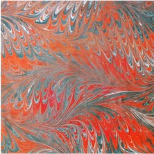 ElifEbru Exclusive Handicrafts Ebru Sanatı El Yapımı Twill Ipek Eşarp Tıe 43