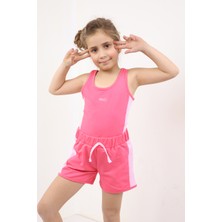 Toontoy Kids Toontoy Kız Çocuk Nakışlı Şortlu Takım