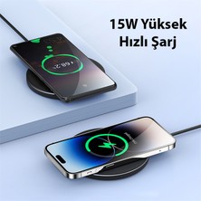 Ason Plus Duzzona W8 15W Masaüstü Wireless Hızlı Kablosuz Şarj Cihazı