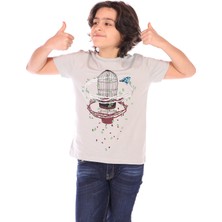 Toontoy Erkek Çocuk Kafes Baskılı Tişört
