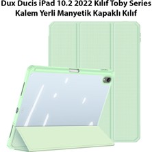 Ason Plus Dux Ducis iPad 10.2 2022 Kılıf Toby Series Kalem Yerli Manyetik Kapaklı Kılıf