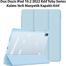 Ason Plus Dux Ducis iPad 10.2 2022 Kılıf Toby Series Kalem Yerli Manyetik Kapaklı Kılıf