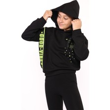 Toontoy Kids Kız Çocuk Içi Pamuklu Baskılı Sweatshirt