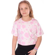 Toontoy Kız Çocuk Im Fıne Nakışlı Batik Tişört