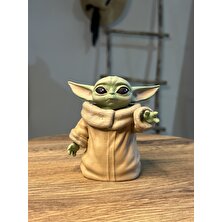 Turuncu Hane Baby Yoda Star Wars Figür 15 cm