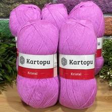 Kartopu Kristal K805 5 Adet Lif Ipi El Örgü Ipliği Leylak