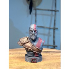 Turuncu Hane Kratos God Of War Büstü 10 cm