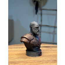 Turuncu Hane Kratos God Of War Büstü 10 cm