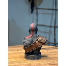 Turuncu Hane Kratos God Of War Büstü 10 cm