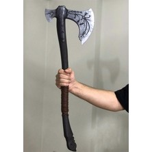 Turuncu Hane God Of War Kratos Leviathan Gerçek Değildir Dekordur (Plastiktir) (Figür Koleksiyon Ürünüdür) 55 cm