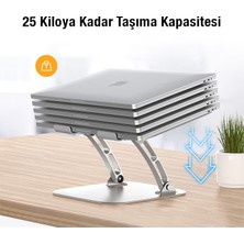 Teknoexpress M2 Pro Havalandırmalı Katlanır Döner Laptop Standı Lenovo Ideapad 14 Inç Uyumlu Laptop Altlığı Yükseltici