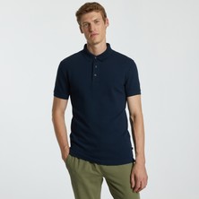 Nautica Erkek Lacivert Slim Fit Kısa Kollu Polo Yaka T-Shirt K35052T.4NV