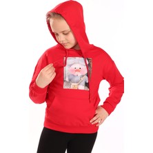 Toontoy Kids Kız Çocuk Baskılı Sweatshirt