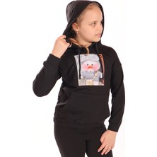 Toontoy Kids Kız Çocuk Baskılı Sweatshirt