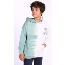 Toontoy Kids Erkek Çocuk Kapüşonlu Baskılı Iki Renkli Sweatshirt