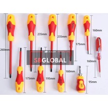 Fürth Elektrikçi Izalasyonlu 7”Lı Tornavida  Seti