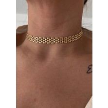 Vi Store Gold Hasır Choker