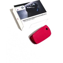 İdeal Aksesuar Bmw F10 F20 F30 Alacantra M Performance Anahtar Kılıfı Anahtarlık Car Keychain Bmw Tam Kırmızı Model