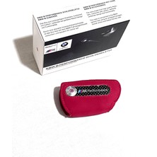 İdeal Aksesuar Bmw Anahtarlık Anahtar Kılıfı G x Seri Alacantra M Performance Bmw Car Keychain Tam Kırmızı Model