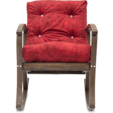 Emideco Ahşap Sallanır Koltuk , Sandalye , Demonte Bahçe Salon Dinlenme Koltuğu