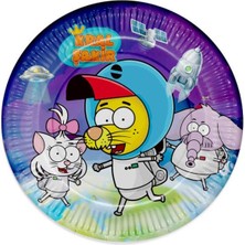 Kidspartim Kral Şakir Uzayda Karton Tabak