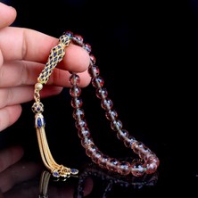 Takı925 Zirkon Taş Gümüş Set Renk Değiştiren Sultan Taşı Tesbih