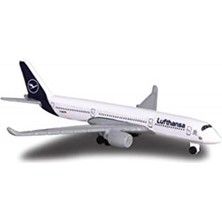 Majorette Majorette, 212050018, Creatix Havalimanı Lufthansa ve 5 Araç, Işıklı ve Sesli, Rampalar, Manuel Asa