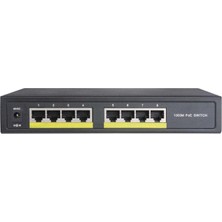 4 Port Poe Swıtch 4 Port 10/100/1000M Poe Swıtch + 4 * 1000MBPS RJ45 Uplınk Port:4-8 Poe Port: 1-4