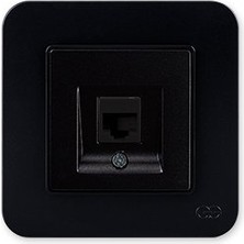 Günsan Radius Nümeris Telefon  Prizi (Cat3), M.Siyah