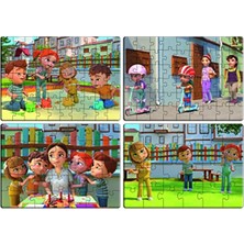 Adel Trt Çocuk Elif ve Arkadaşları 4n1 Puzzle