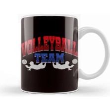 Humuts Volleyball Squad Player Coach Team Ball Sports Athlete Game Kupa Bardak Porselen