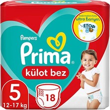 Prima Külot Bebek Bezi 5 Beden 18 Adet Junior Tekli Paket