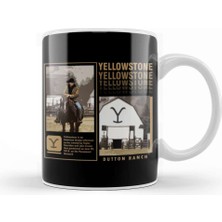 Humuts Yellowstone Dutton Ranch Kupa Bardak Porselen