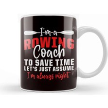 Rowing Coach Water Sports Paddling Sculling Kayaking Oars Kupa Bardak Porselen