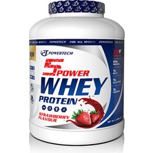 Powertech 5power Whey Protein 2160 gr 72 Servis Çilek Aromalı