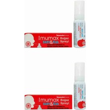 Imuneks Imumax 3 Yaş ve Üstü Boğaz Spreyi - 20 ml (2 Adet)