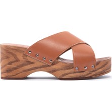 Sole Sisters Doreclya Topuklu Terlik - Taba