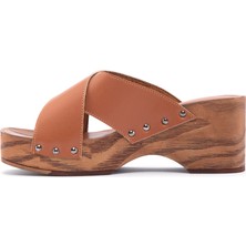 Sole Sisters Doreclya Topuklu Terlik - Taba