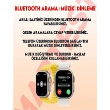 T800 Ultra Akıllı Saat Ios Andorid Destekli Arama Özeliği Sensörlü