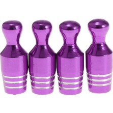 Comely 4x Bowling Type Universal Motor Araba Tekerlek Lastik Hava Vanası Toz (Yurt Dışından)