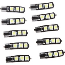 Comely 10X T10 5050 6smd W5W Yan Işıklı Bir Kama Uyarısı Beyaz Ampul (Yurt Dışından)