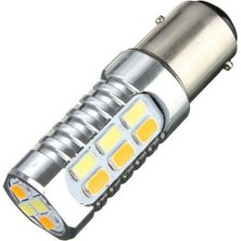 Comely LED Ampuller Beyaz + Sarı Sinyalleri Ters Sinyaller Için 1157-5630-22SMD   (Yurt Dışından)