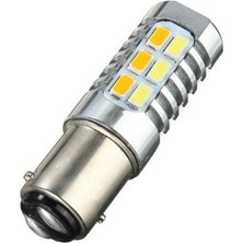 Comely LED Ampuller Beyaz + Sarı Sinyalleri Ters Sinyaller Için 1157-5630-22SMD   (Yurt Dışından)