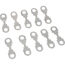 Comely 10 Parça Gümüş Düz Metal Araba Sigorta Vw Audi Seat Skoda Ford 40A (Yurt Dışından)