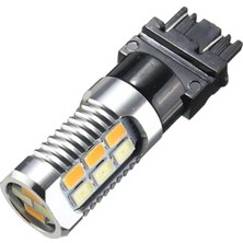 Comely 3157 Çift Renkli 22SMD 5630 LED Ampul Dönüş Sinyali Işığı (Yurt Dışından)